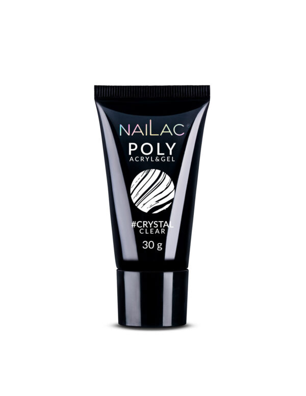 NAILAC POLY ACRYL&GEL 30g CRYSTAL CLEAR