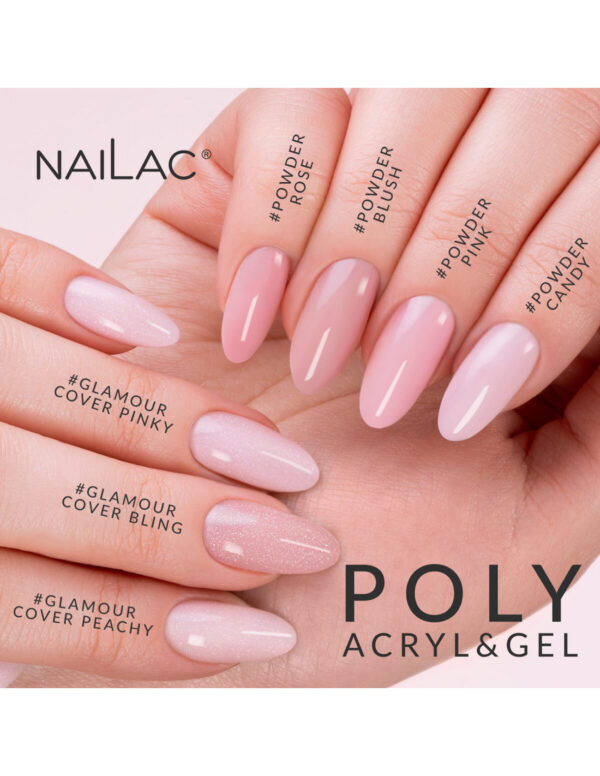 NAILAC POLY ACRYL&GEL 30g CRYSTAL CLEAR