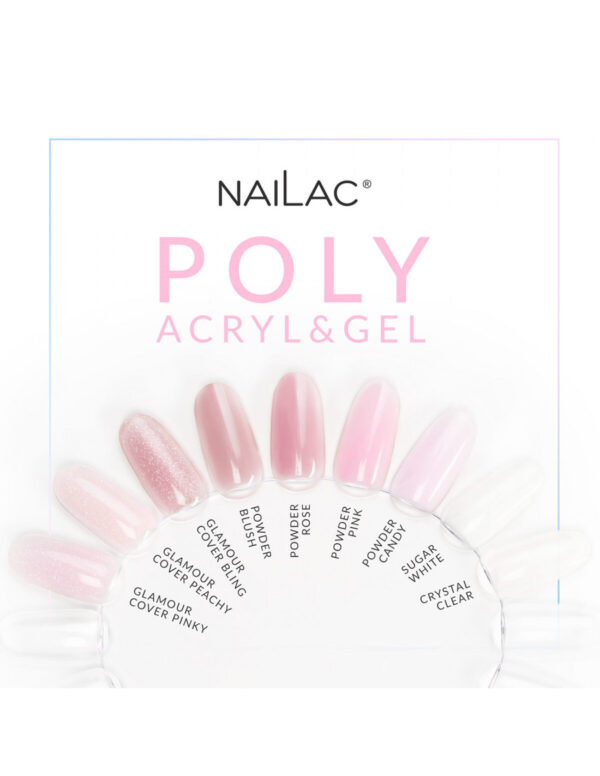 NAILAC POLY ACRYL&GEL 30g CRYSTAL CLEAR