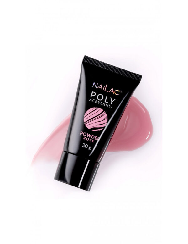 NAILAC POLY ACRYL&GEL 30g POWDER ROSE