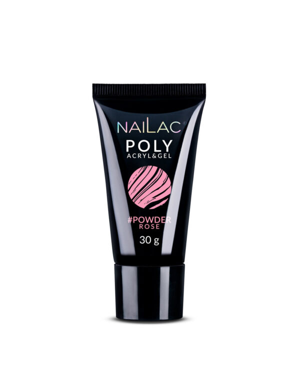 NAILAC POLY ACRYL&GEL 30g POWDER ROSE