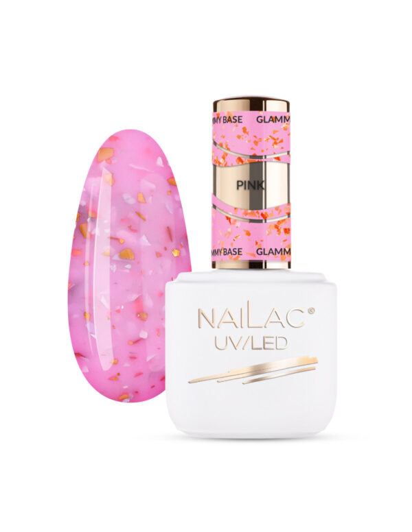 NAILAC Hybryda BAZA Glammy PINK 7ml.