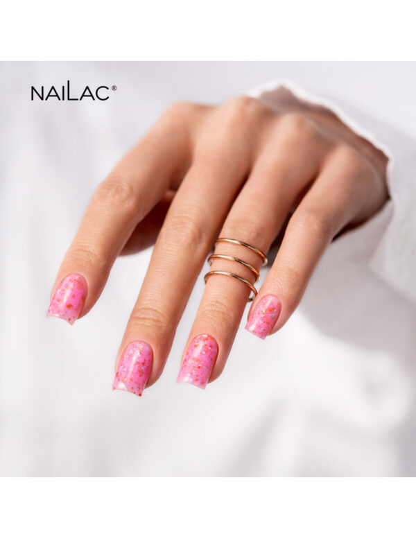 NAILAC Hybryda BAZA Glammy PINK 7ml.