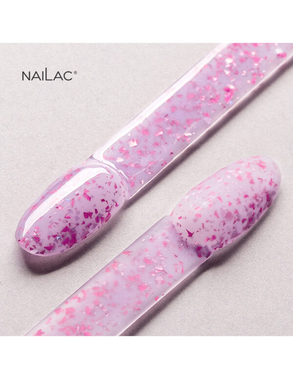 NAILAC Hybryda BAZA Glammy PURPLE 7ml.