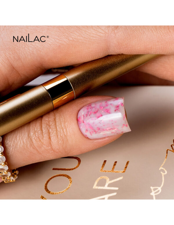 NAILAC Hybryda BAZA Glammy MILK & PINK 7ml