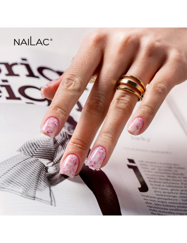 NAILAC Hybryda BAZA Glammy MILK & PINK 7ml