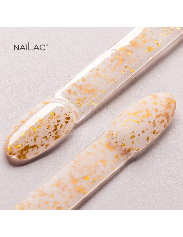 NAILAC Hybryda BAZA Glammy MILK & GOLD 7ml