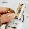 NAILAC Hybryda BAZA Glammy MILK & GOLD 7ml