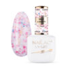 NAILAC Hybryda BAZA Glammy MILK & CONFETTI 7ml