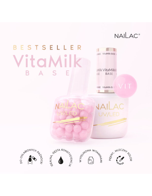 NAILAC Hybryda BAZA VITAMILK 7ml