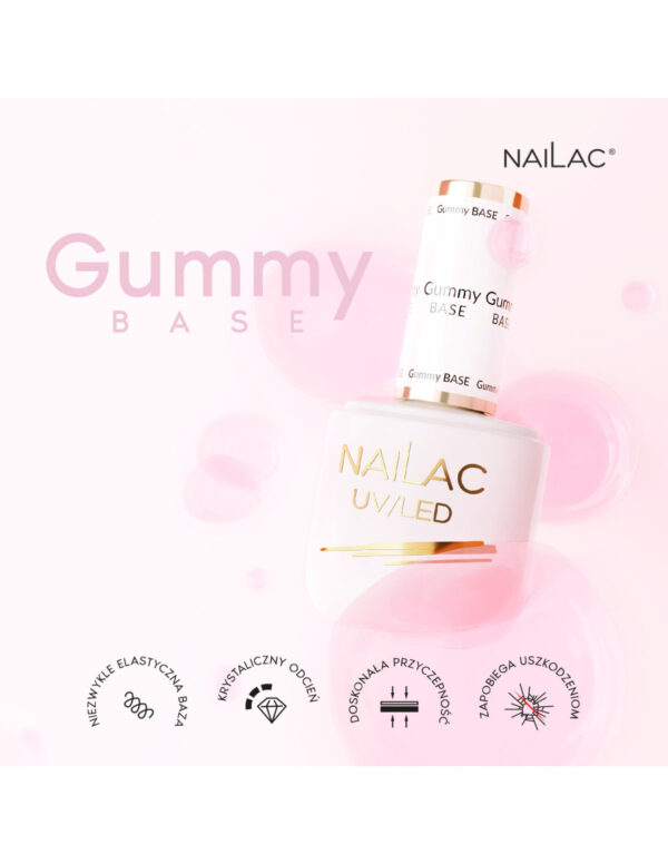 NAILAC Hybryda BAZA GUMMY 7ml.