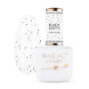 NAILAC Hybryda TOP BLACK DOTTS SHINE NW 7ml.