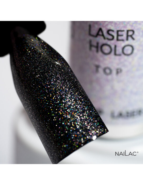 NAILAC Hybryda TOP HOLO LASER NO WIPE 7ml.