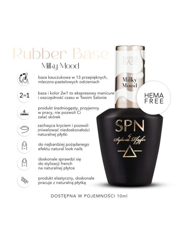 SPN RUBBER Base 10ml MILKY MOOD