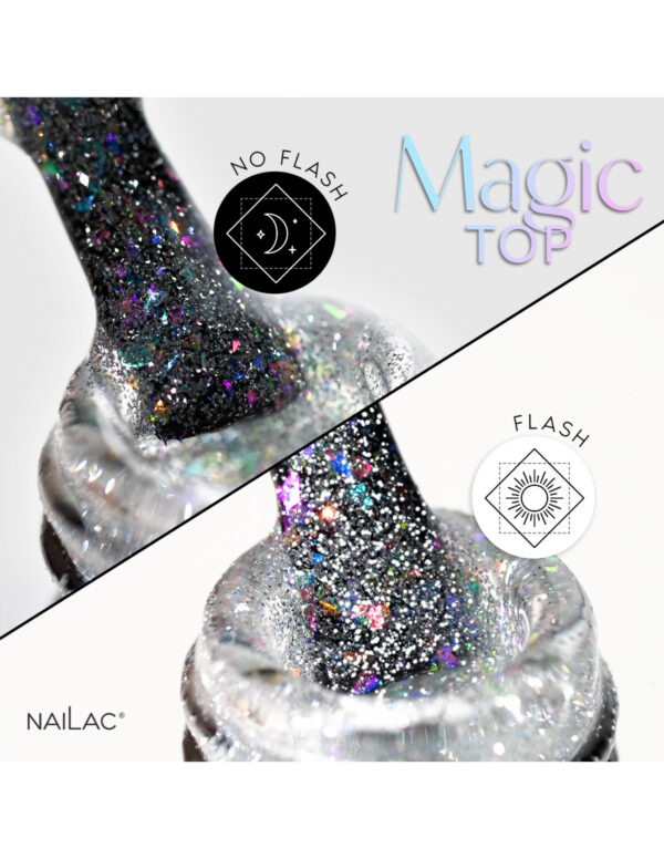 NAILAC Hybryda TOP FLASH 7ml MAGIC TOP