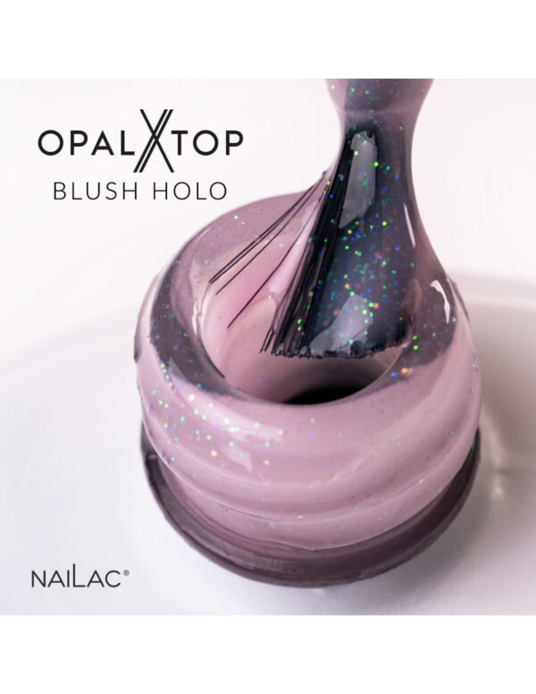 NAILAC Hybryda TOP OPALX 7ml BLUSH HOLO