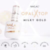 NAILAC Hybryda TOP OPALX 7ml MILKY GOLD