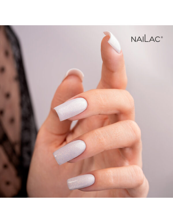 NAILAC Hybryda TOP OPALX 7ml MILKY GOLD