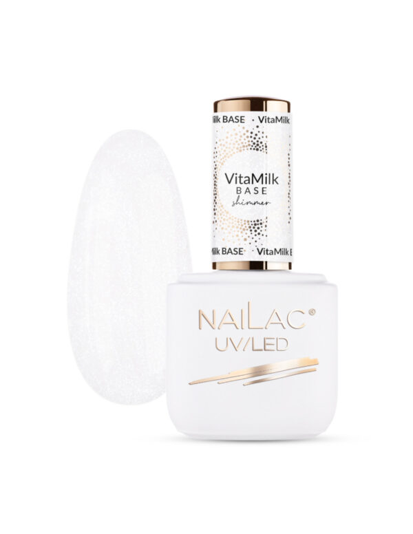 NAILAC Hybryda BAZA VITAMILK Shimmer 7ml