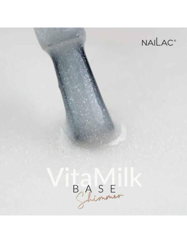 NAILAC Hybryda BAZA VITAMILK Shimmer 7ml