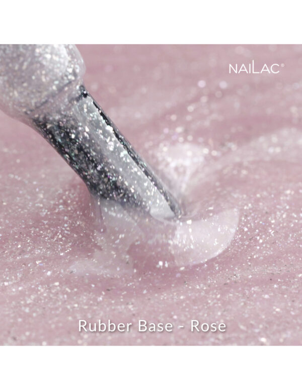 NAILAC Hybryda BAZA RUBBER 7ml. ROSE