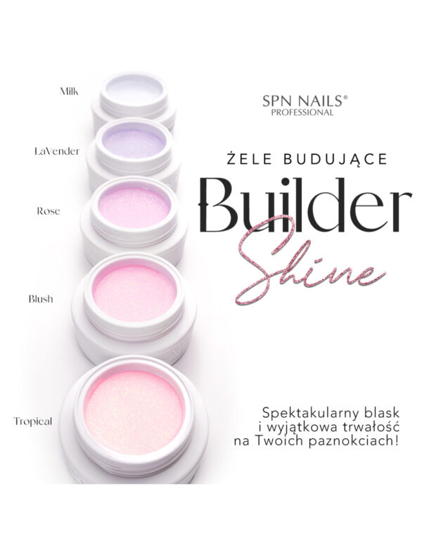 SPN Żel Builder SHINE LAVENDER 15g