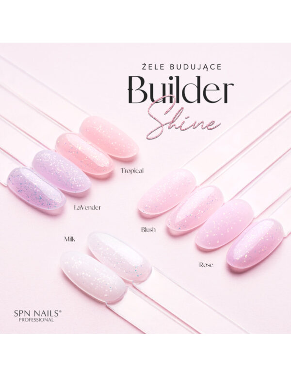 SPN Żel Builder SHINE LAVENDER 15g