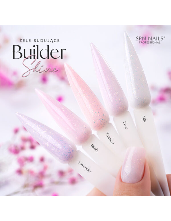 SPN Żel Builder SHINE LAVENDER 15g