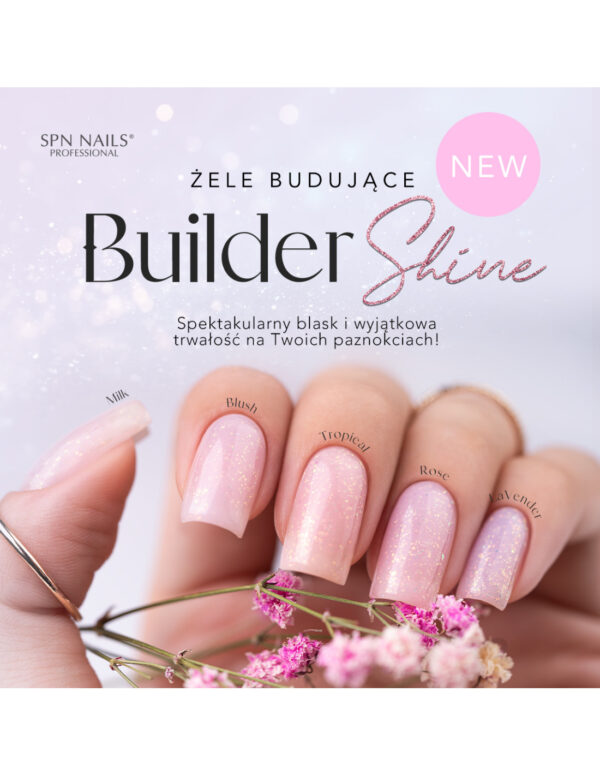 SPN Żel Builder SHINE LAVENDER 15g