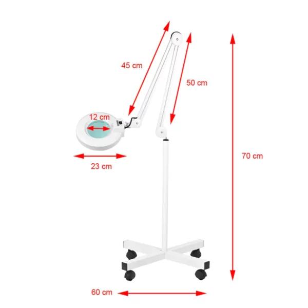 LAMPA LUPA LED S4 z reg. św. + STATYW 124695